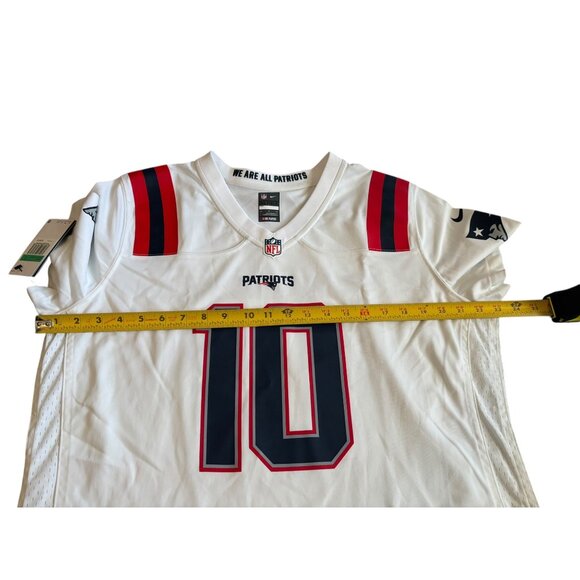 Nike NFL On Field New England Patriots #10 White Jersey Womens Size XL Polyester - Picture 11 of 16